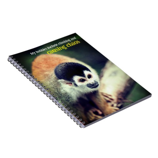 Eichhörnchenaffe Notizblock (Rechte Seite)