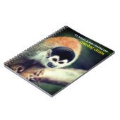 Eichhörnchenaffe Notizblock (Linke Seite)