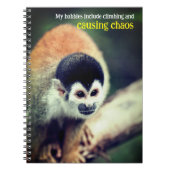 Eichhörnchenaffe Notizblock (Vorderseite)