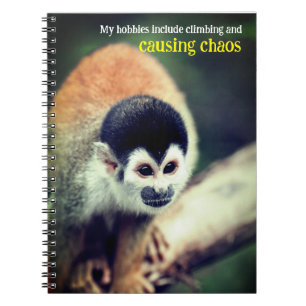 Eichhörnchenaffe Notizblock