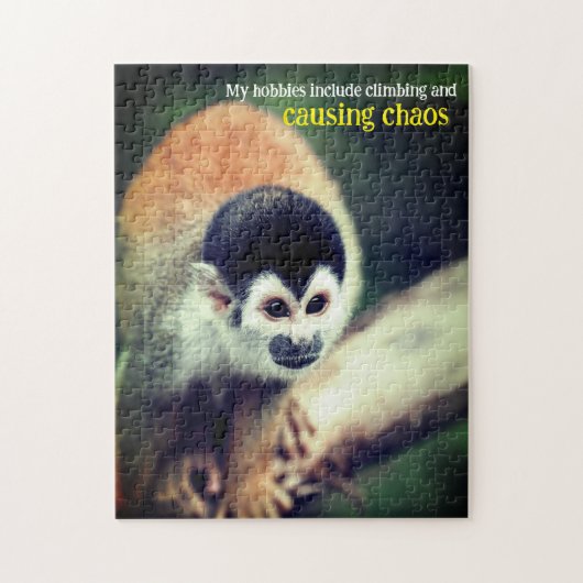 Eichhörnchenaffe Puzzle (Vertikal)