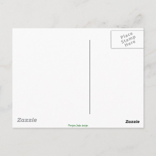 Eichhörnchenaffen Postkarte (Rückseite)