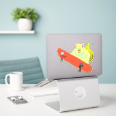 Eichhörnchenaufkleber Aufkleber (Laptop auf Schreibtisch)