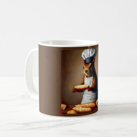 Eichhörnchenbäcker Kaffeetasse (Vorderseite Links)