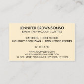 Eichhörnchenbäckerei Visitenkarte (Rückseite)