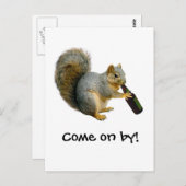 Eichhörnchenbär Postkarte (Vorne/Hinten)