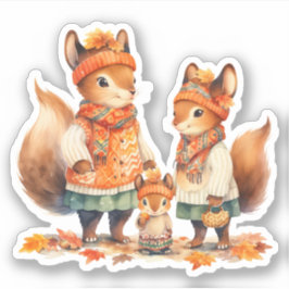Eichhörnchenbaum Aufkleber
