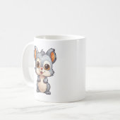 Eichhörnchenbild des Cartoon Kaffeetasse (Vorderseite Links)
