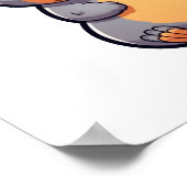 Eichhörnchenbild des Cartoon Poster (Ecke)