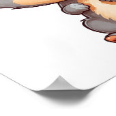 Eichhörnchenbild des Cartoon Poster (Ecke)