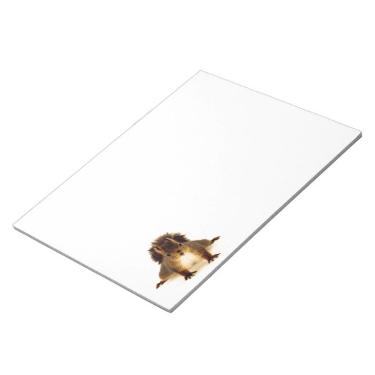 Eichhörnchenbraun, niedlich, witzig notizblock (angewinkelt)