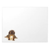 Eichhörnchenbraun, niedlich, witzig notizblock (Vorderseite)