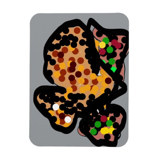 Eichhörnchendotart Magnet (Vertikal)