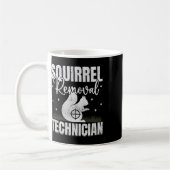 Eichhörnchenentzug Techniker Eichhörnchenjagd Kaffeetasse (Links)