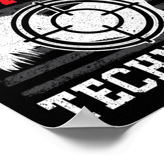 Eichhörnchenentzug Techniker Eichhörnchenjagd Tier Poster (Ecke)