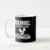 Eichhörnchenentzug Techniker Funny Squirrel Jagd Kaffeetasse (Links)