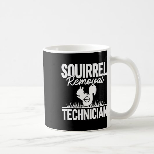 Eichhörnchenentzug Techniker Funny Squirrel Jagd Kaffeetasse (Rechts)