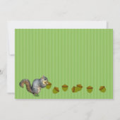 Eichhörnchenfamilie Wiedersehen Einladung (Rückseite)