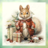 Eichhörnchenfenster Fensteraufkleber (Blatt 3)