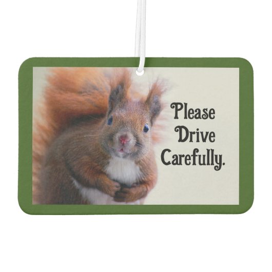 Eichhörnchenflieger Autolufterfrischer (Rückseite)