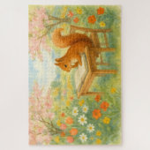 Eichhörnchenforschung im Springtime Puzzle (Vertikal)