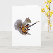 Eichhörnchengitarre Karte (Gelbe Blume)