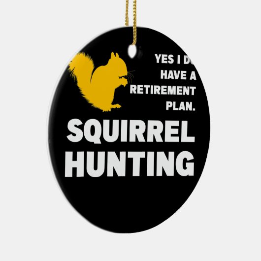 Eichhörnchenjagd Eichhörnchenjagd Keramik Ornament (Rechts)