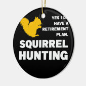 Eichhörnchenjagd Eichhörnchenjagd Keramik Ornament (Links)