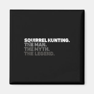 Eichhörnchenjagd Saison Squirel Vintage Jagd Magnet