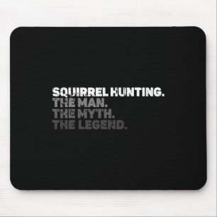 Eichhörnchenjagd Saison Squirel Vintage Jagd Mousepad
