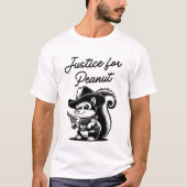 Eichhörnchenjustiz für Erdnuss T-Shirt (Vorderseite)