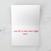 Eichhörnchenkarte Karte (Innenseite)