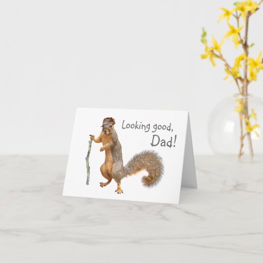 Eichhörnchenkarte Karte (Gelbe Blume)