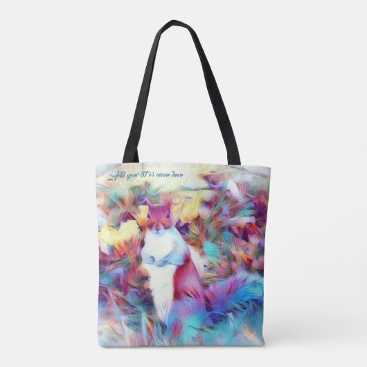 Eichhörnchenkunst-Telefontasche Tasche (Rückseite)