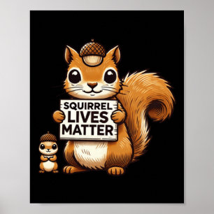 Eichhörnchenleben Poster