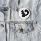 EichhörnchenlebewesenwaldSilhouettegraphik Button (Beispiel)