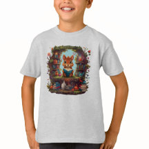 Eichhörnchenlesung auf einer Vintagen virtuellen B