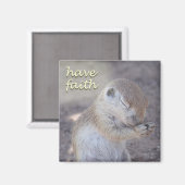 Eichhörnchenmagnet Magnet (Vorderseite/Rückseite)