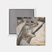 Eichhörnchenmagnet Magnet (Vorderseite/Rückseite)