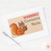 Eichhörnchenmantelle Allergie Rechteckiger Aufkleber (Umschlag)