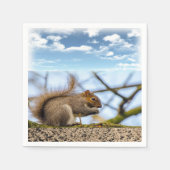Eichhörnchenpapier Napkins Serviette (Vorderseite)
