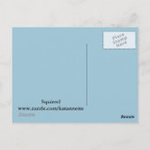 Eichhörnchenpostkarte Postkarte (Rückseite)