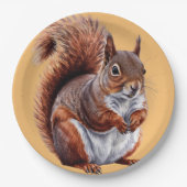 Eichhörnchensafari Wilder Dschungel Geburtstagspar Pappteller (Vorderseite)