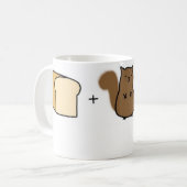 Eichhörnchensandwich-Tasse Kaffeetasse (Vorderseite Links)