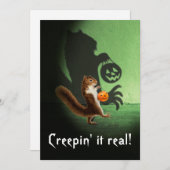 Eichhörnchenschatten Einladung (Vorne/Hinten)