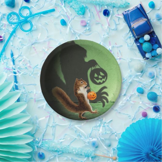 Eichhörnchenschatten Pappteller (Party)