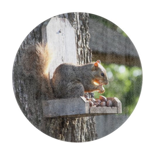 Eichhörnchenschneider Schneidebrett (Vorderseite)