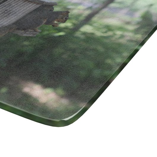 Eichhörnchenschneider Schneidebrett (Ecke)