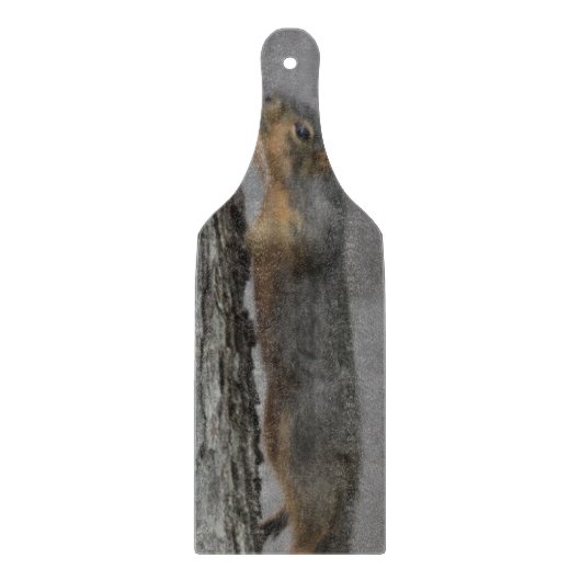 Eichhörnchenschneider Schneidebrett (Vorderseite)