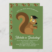 Eichhörnchenschülerpartei Einladung (Vorne/Hinten)